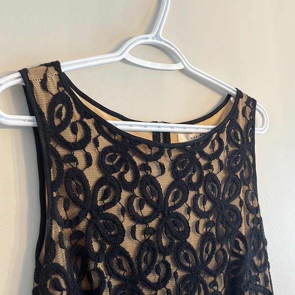 Black and Cream Lace Dress - Picture 4 of 5